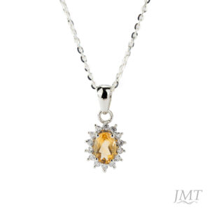 Citrine 925 Silver Pendant