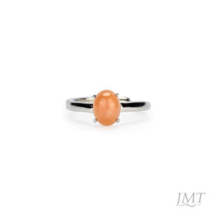 Peach Moon 925 Silver Ring