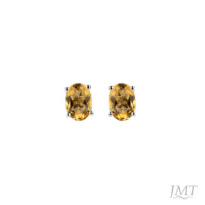 Citrine 925 Silver Earrings