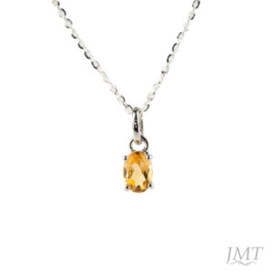 Citrine 925 Silver Pendant