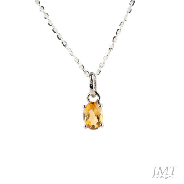Citrine 925 Silver Pendant