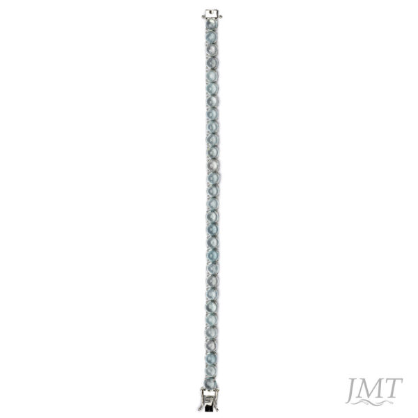 Aquamarine 925 Silver Bracelet