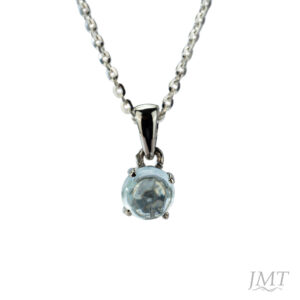 Aquamarine 925 Silver Pendant