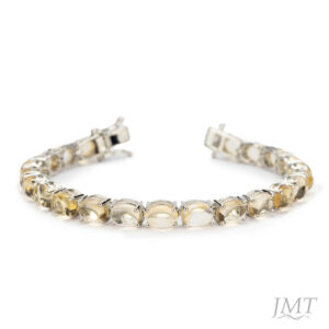 Citrine 925 Silver Bracelet