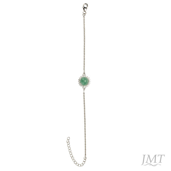 Aventurine 925 Silver Bracelet