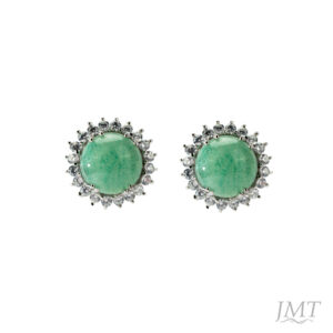Aventurine 925 Silver Earrings
