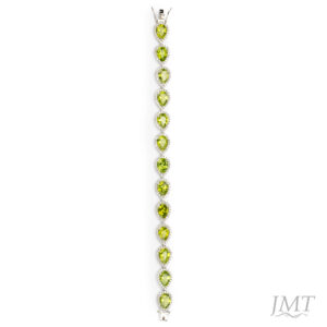 Peridot 925 Silver Bracelet