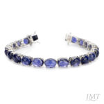 Iolite 925 Silver Bracelet
