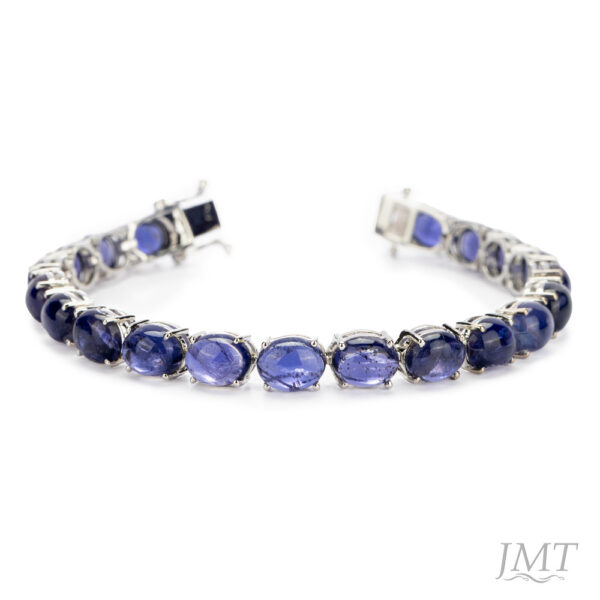Iolite 925 Silver Bracelet
