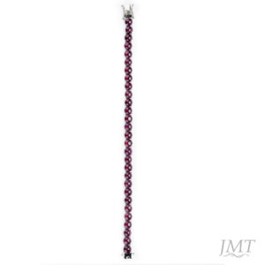 Rhodolite Garnet 925 Silver   Bracelet