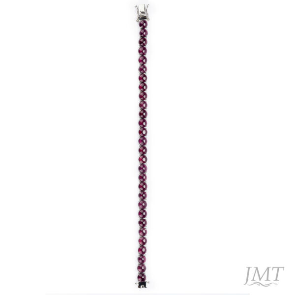 Rhodolite Garnet 925 Silver   Bracelet
