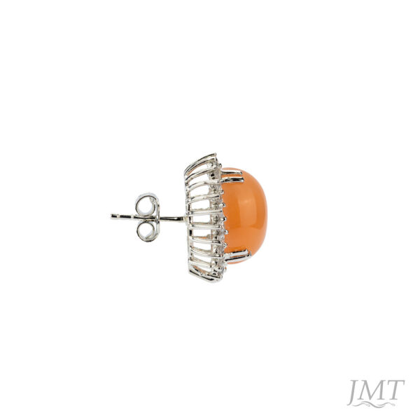 Peach Moon 925 Silver Earrings