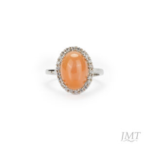 Peach Moon 925 Silver Ring
