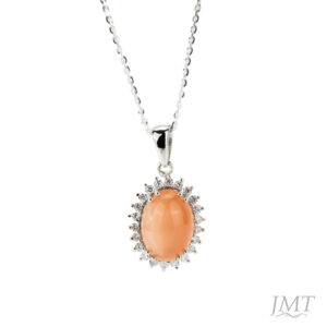 Peach Moon 925 Silver Pendant