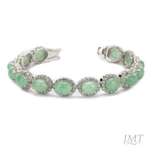 Aventurine 925 Silver Bracelet