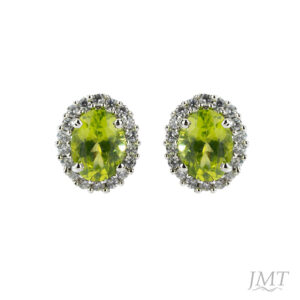 Peridot 925 Silver Earrings
