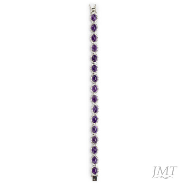 Amethyst 925 Silver Bracelet