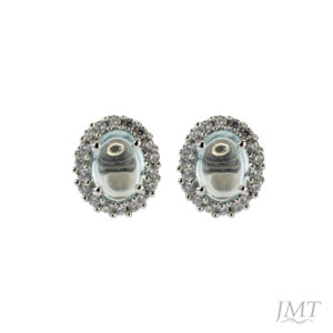 Aquamarine 925 Silver Earrings