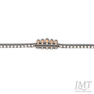 925 Men's Antique Silver Bracelet |JMT