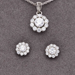 925 Sterling Silver Neclace Set