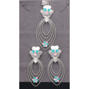 925 Sterling Silver Neclace Set