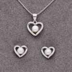 925 Sterling Silver Neclace Set