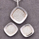 925 Sterling Silver Neclace Set