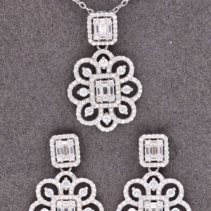 925 Sterling Silver Neclace Set