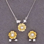 925 Sterling Silver Neclace Set