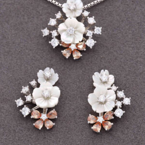 925 Sterling Silver Neclace Set