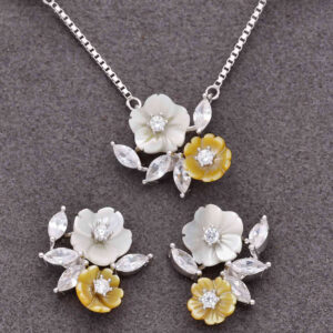 925 Sterling Silver Neclace Set