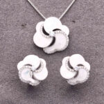 925 Sterling Silver Neclace Set