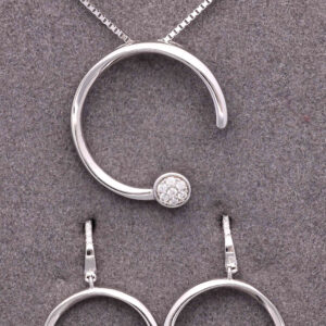 925 Sterling Silver Neclace Set
