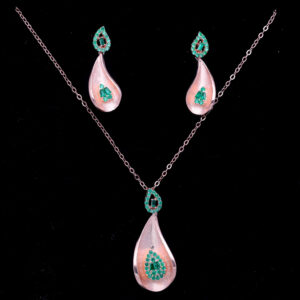 925 Sterling Silver Neclace Set