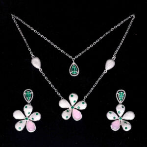 925 Sterling Silver Neclace Set