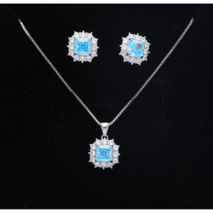 925 Sterling Silver Neclace Set