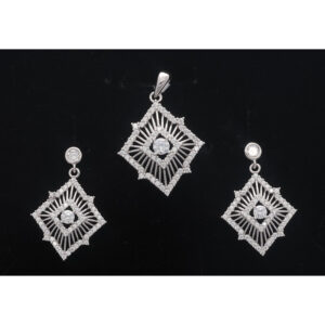 925   Sterling Silver Neclace Set