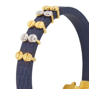 Men's Gold Bracelet Belt Type- 283920 | The Man Collection