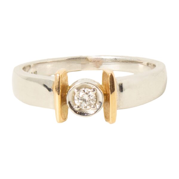 Ring- 180975 | Platinum- Gold Fusion | The Man Collection