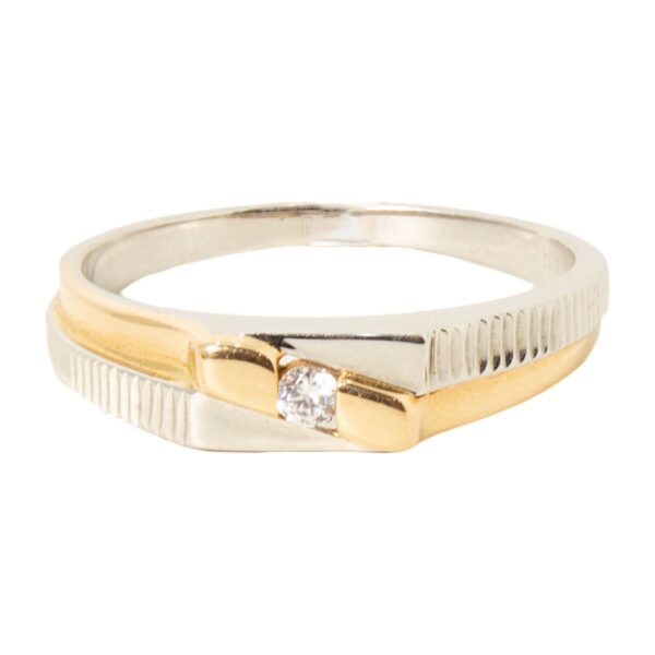 Ring- 251748 | Platinum- Gold Fusion | The Man Collection