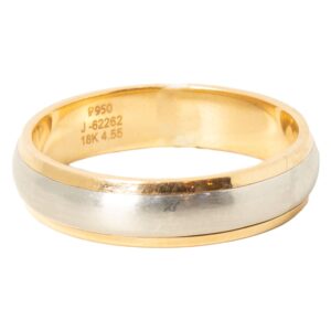 Ring- 230918 | Platinum- Gold Fusion | The Man Collection