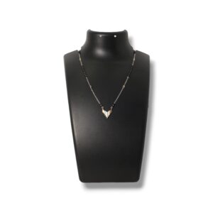 Women's Chain Mangalsutra- 228592 | Platinum-Gold Fusion