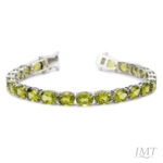 Peridot 925 Silver Bracelet