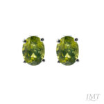 Peridot 925 Silver Earrings