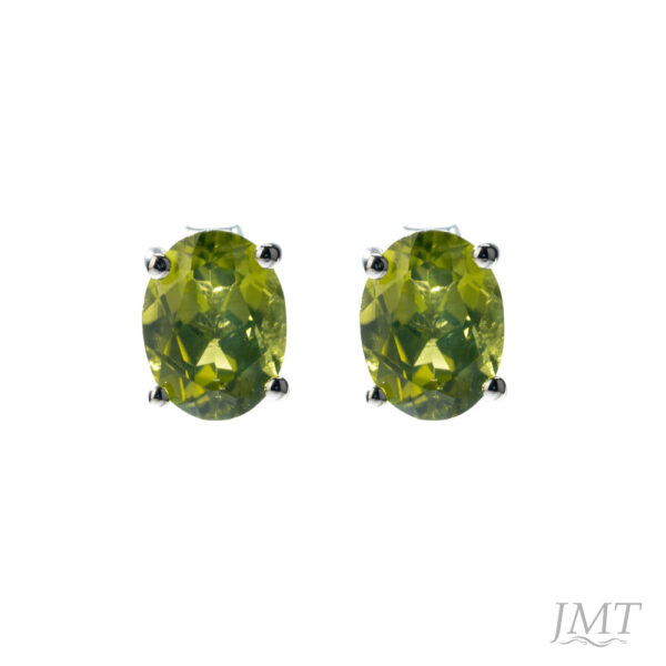 Peridot 925 Silver Earrings