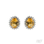 Citrine 925 Silver Earrings