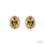 Citrine 925 Silver Earrings