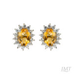 Citrine 925 Silver Earrings