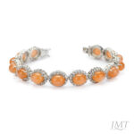 Peach Moon 925 Silver Bracelet