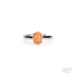 Peach Moon 925 Silver Ring